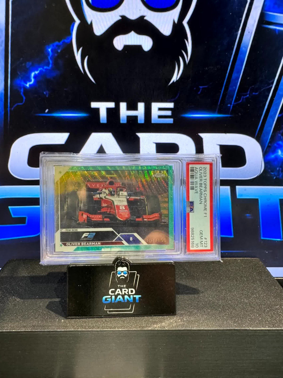 Oliver Bearman /150 PSA 10  F2 (rookie) 2023 Topps Chrome 🏎️🏎️