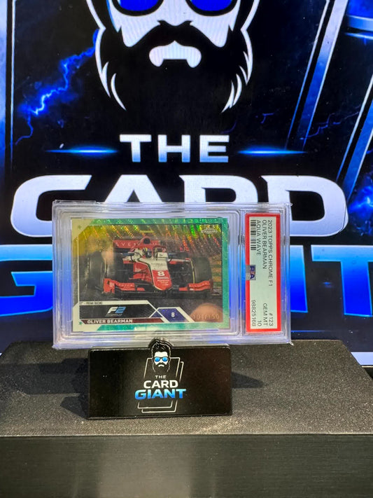 Oliver Bearman /150 PSA 10  F2 (rookie) 2023 Topps Chrome 🏎️🏎️