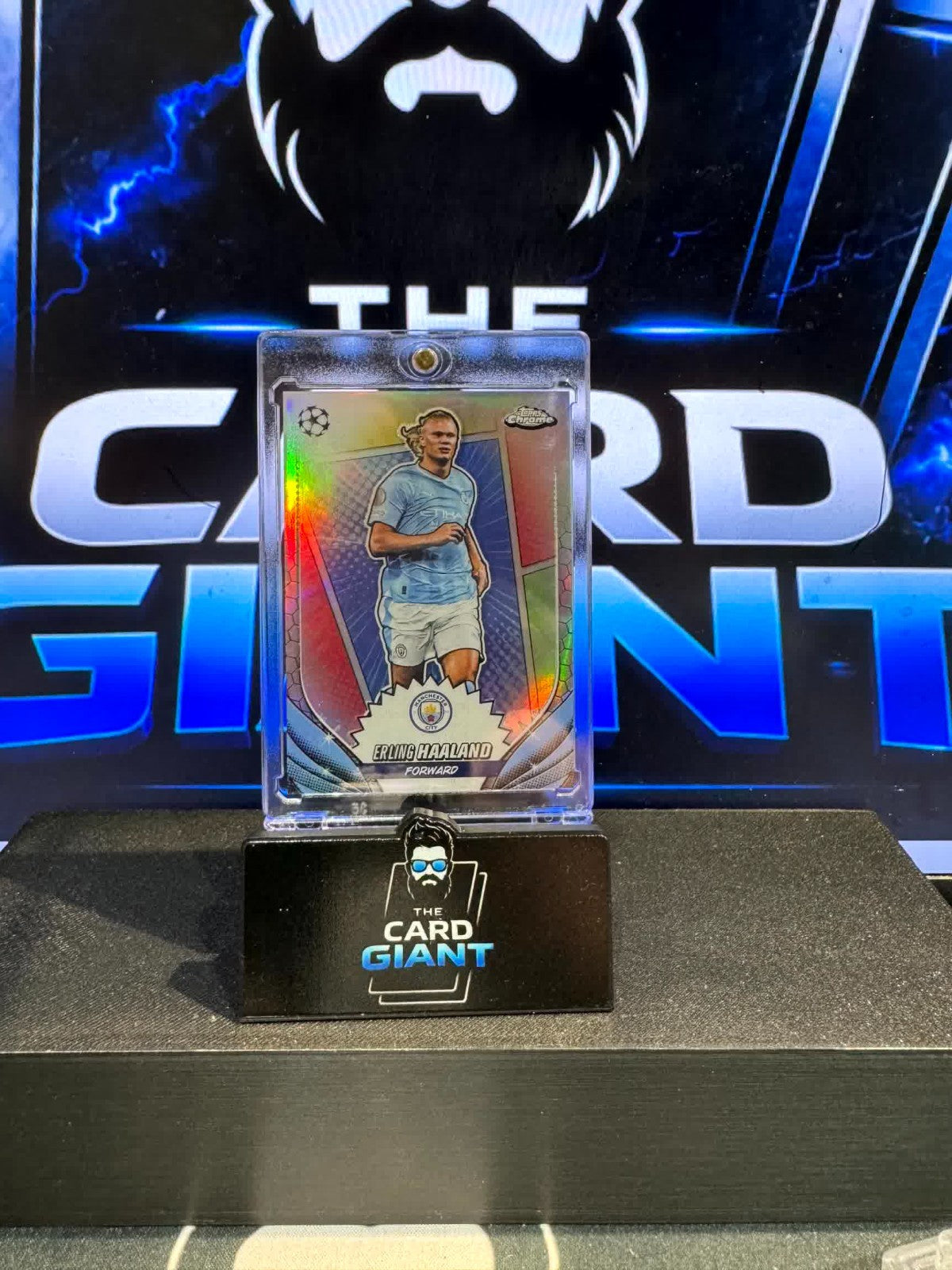 Erling Haaland Hero Case hit 2024 Manchester City Topps Chrome ⚽