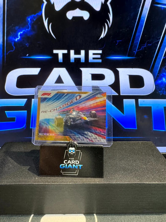 Max Verstappen /50 Gold  Topps Chrome Logofractor 🏎️🏎️