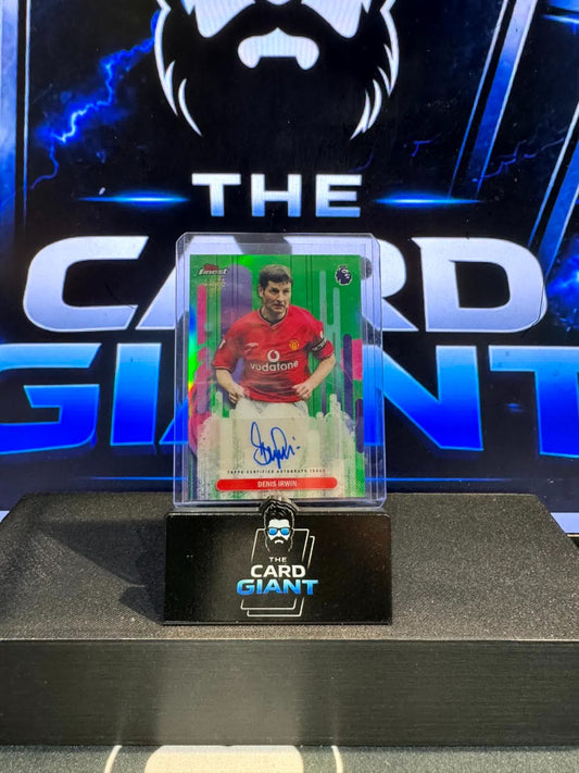 Dennis Irwin /99 Auto Manchester United Legend Topps Premier League Finest ⚽