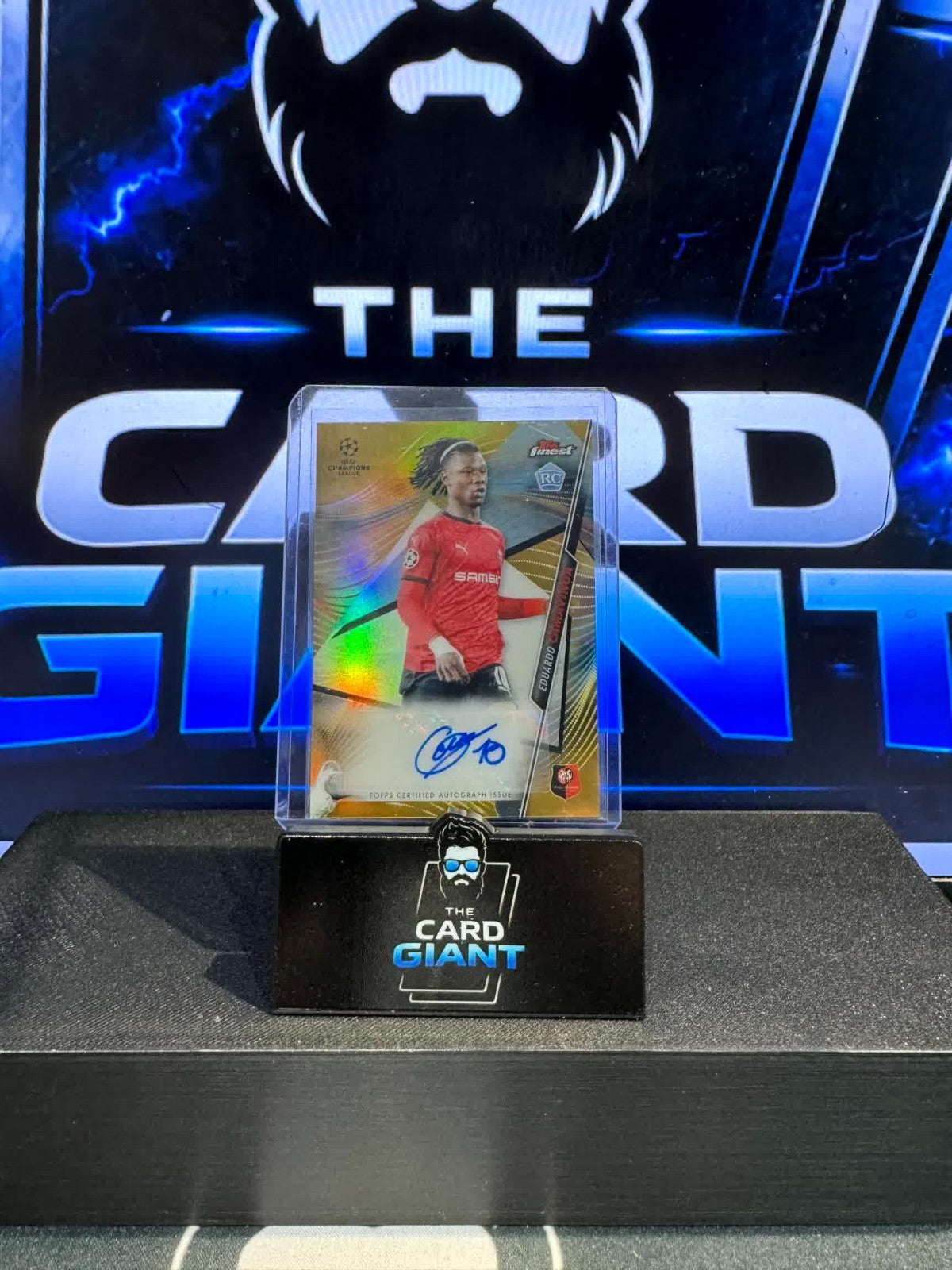 Camavinga Rookie Auto /50 Topps Finest Stade Rennais/Real Madrid ⚽