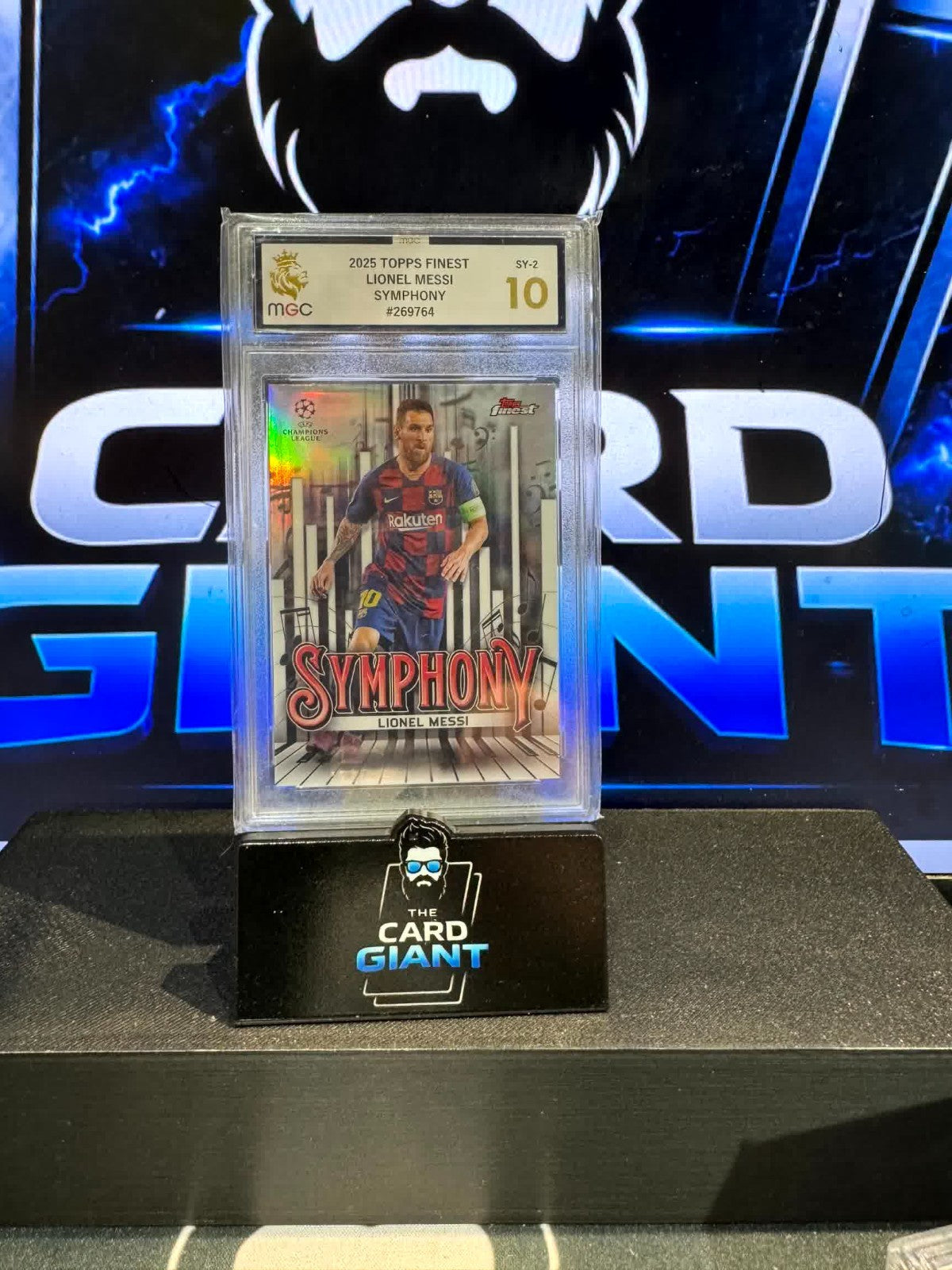 Lionel Messi Symphony 10 Topps Finest Barcelona ⚽⚽