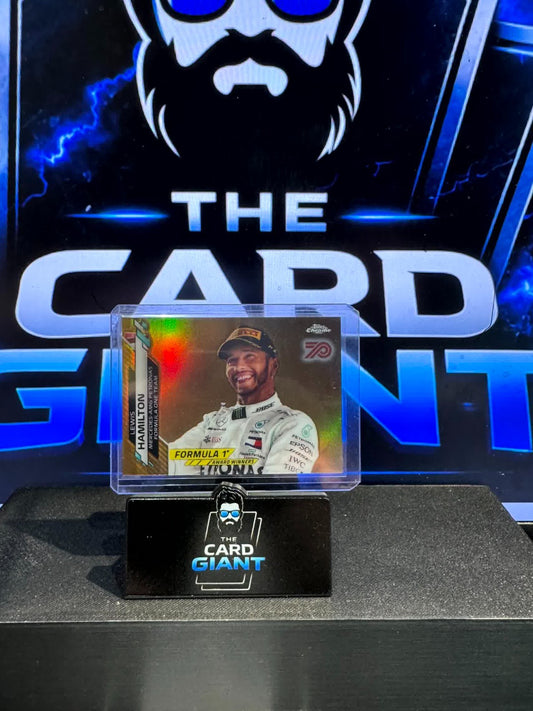 Lewis Hamilton 2020 Gold Topps Chrome 70th F1 🏎️🏎️