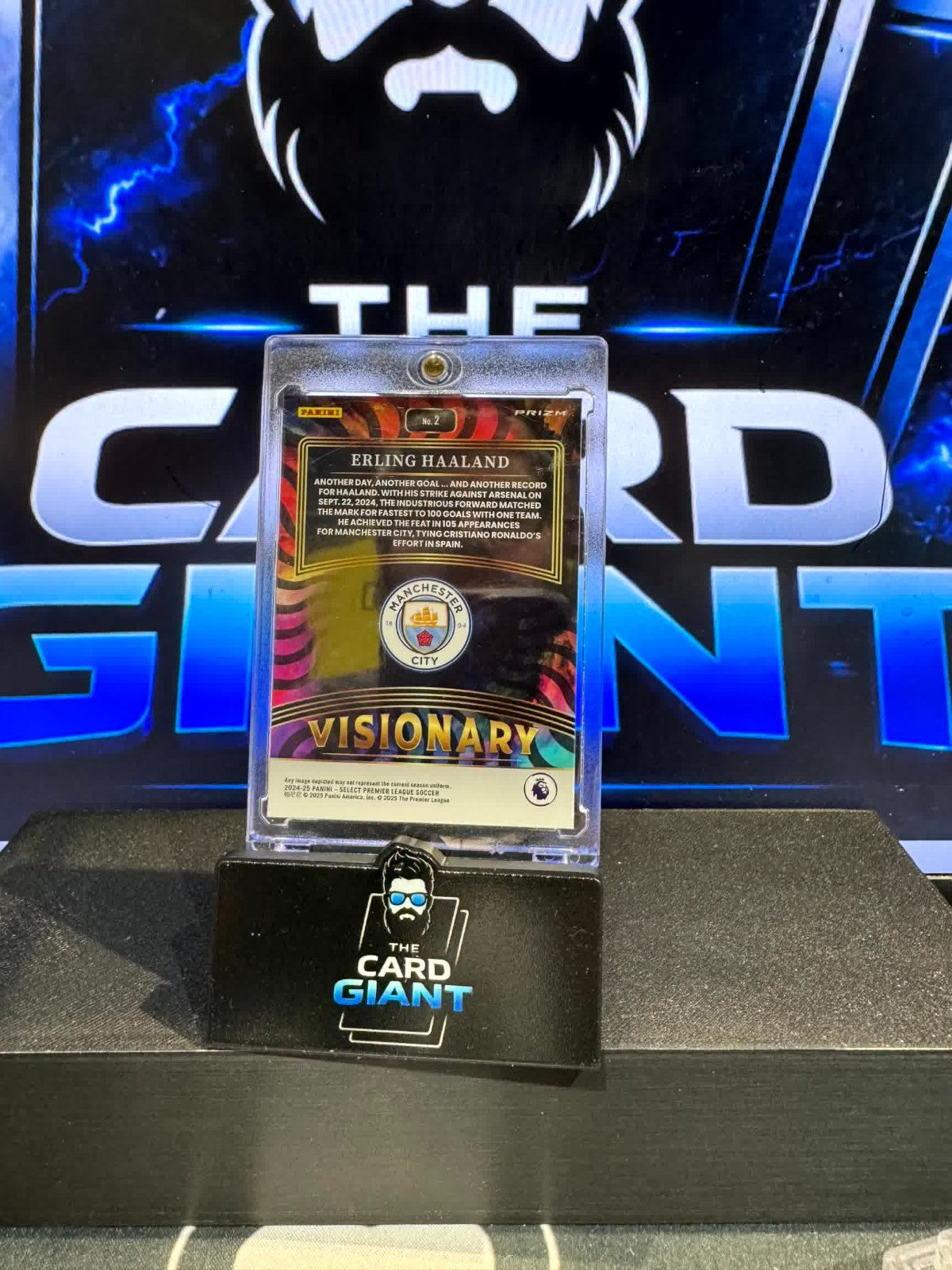 Erling Haaland Visionary Case Hit Panini Select Manchester City ⚽