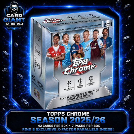 Mega Box Topps  UCC Chrome 25/26